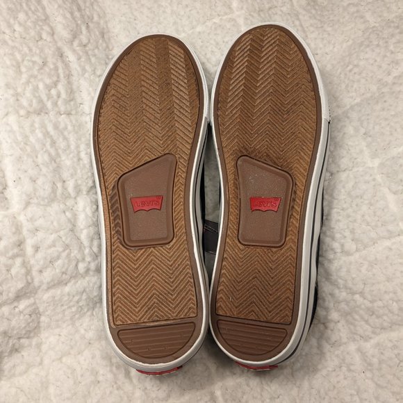 NWT Levi's Denim Leather Accent Sneakers Size 9W - Picture 6 of 6